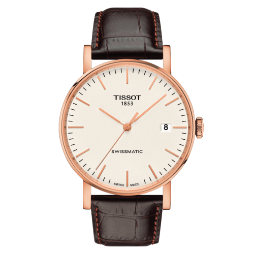 Tissot Everytime Swissmatic 41 Rose Gold / Silver / Strap
